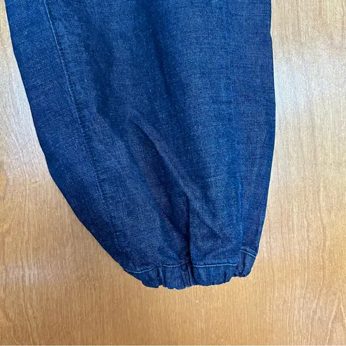 Anthropologie  Pilcro Mid Rise Pull On Parachute Jogger Jeans Rinse Wash Size 32