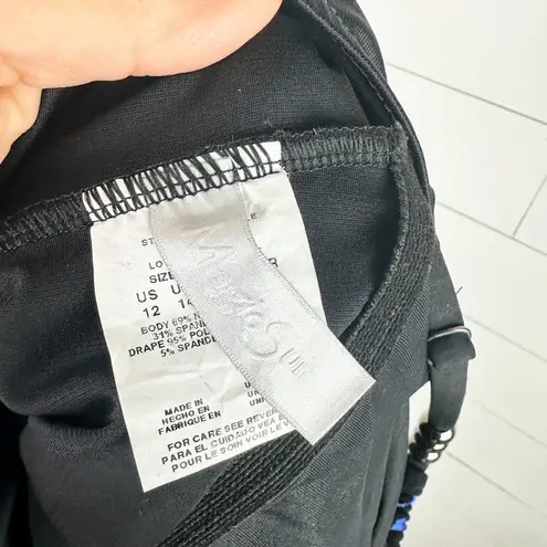 Magicsuit Kaleidoscope Lisa High Neck Underwire One Piece Swimsuit Size 12 Black