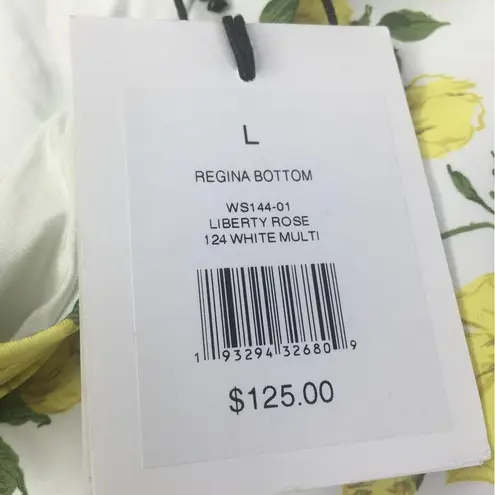 ONIA NEW Bikini Regina Bottom Liberty Rose Floral Print Size Large