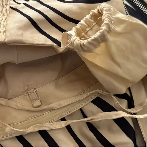 Moulinette Soeurs NWOT Anthropologie Strapless Black and Cream Dress, size 6