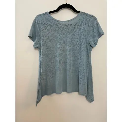 Lululemon  Loop Around Blue Fog Leopard Cheetah Tee Shirt Medium