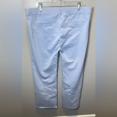 Betabrand Women’s Dress Yoga Pants Boot-Cut Classic W0104-COR Baby Blue 2XL