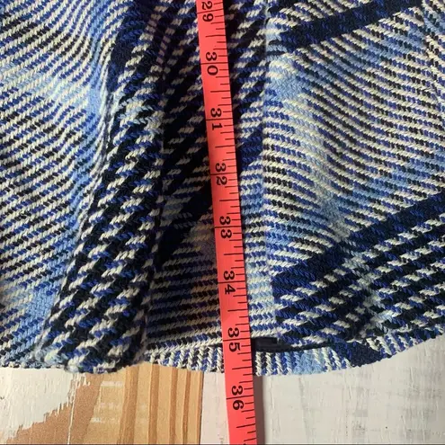 Akris Punto Plaid Tweed Flounce Hem shift dress