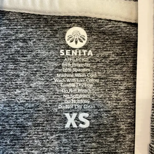 Senita Athletics Senita Heathered Grey Sculpt Jacket - Size XS