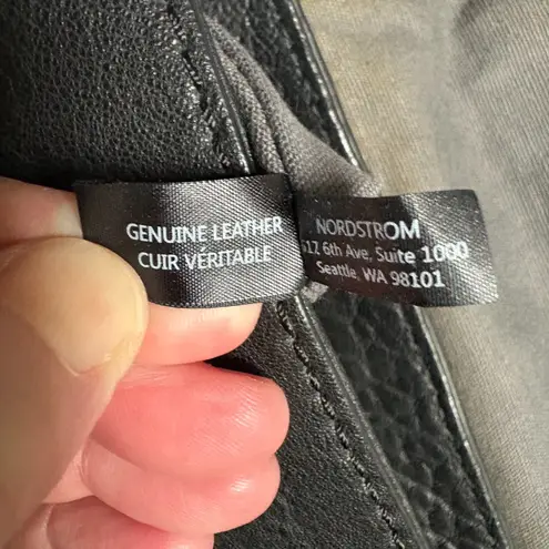 Treasure & Bond black pebbled leather crossbody bag purse 10 x 7 x 3 inches