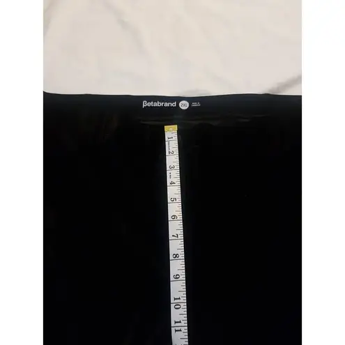 Betabrand Womens Dress Pants Yoga Size 2XL Velvet Wide Leg Flare High Rise Soft