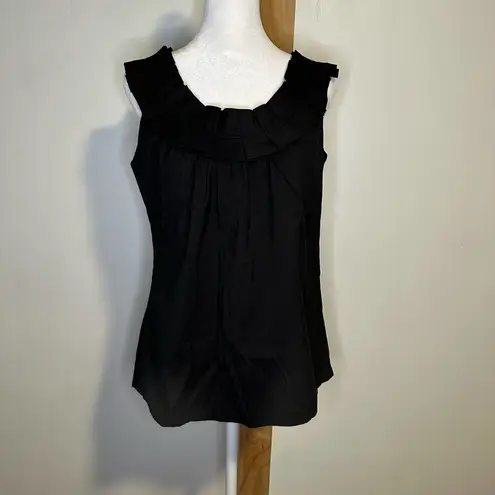 Etcetera black sleeveless tank top size 4