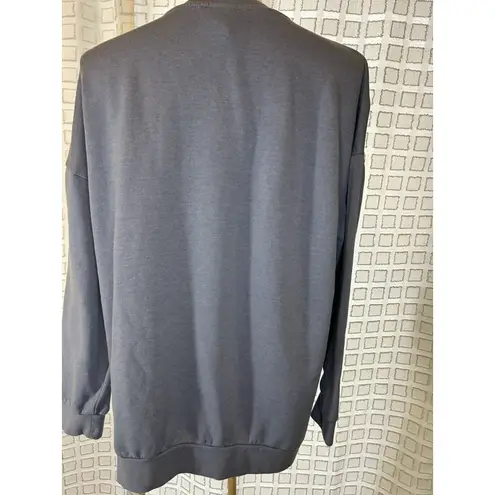 Disney  Lilo and Stitch Thin Sweatshirt‎ Ohana Adult Soft Pullover 2X Blue