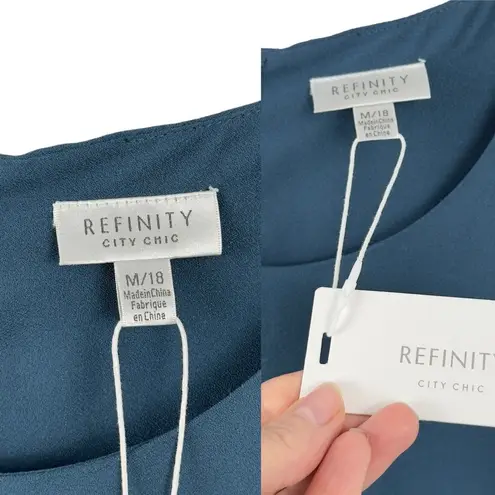 City Chic Refinity Mini Playsuit Romper Sahara Love Stormy Women's Size 18 New