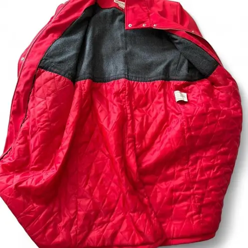 Michael Kors Heavyweight Trench Coat Red Size L