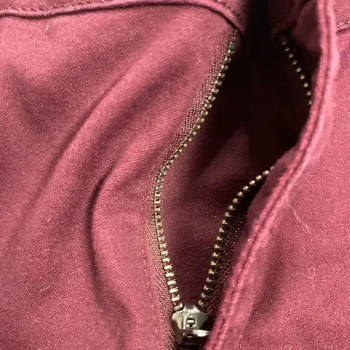 Sapphire Ink ,Burgundy, Size 17, Stretchy, High Rise