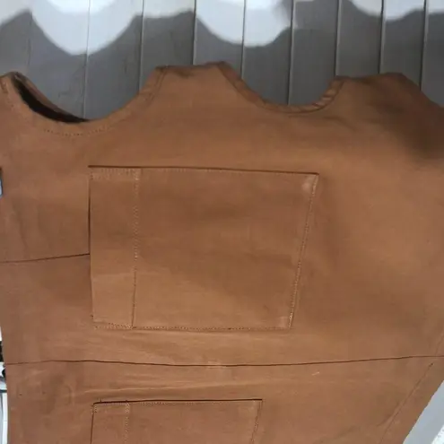 The Ragged Priest Brown Mini Skirt Cut Out Sides 8