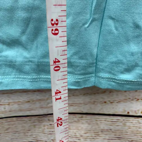 US Allfy Fashion Women's Azure Blue Slim Fit Midi T Shirt Dress Size Large New