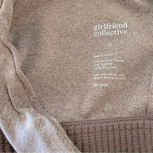 Girlfriend Collective Paloma Brown Racerback Sports Bra