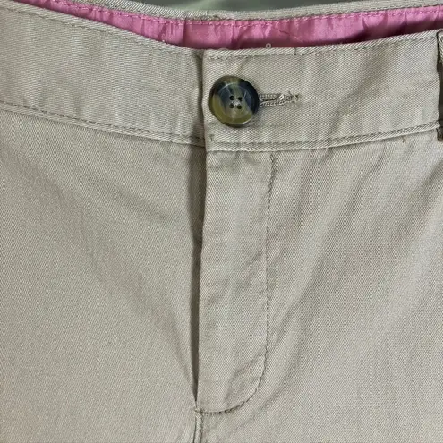 Dockers Womens Khaki Pants Size 16M Beige Chino Casual Cotton Blend