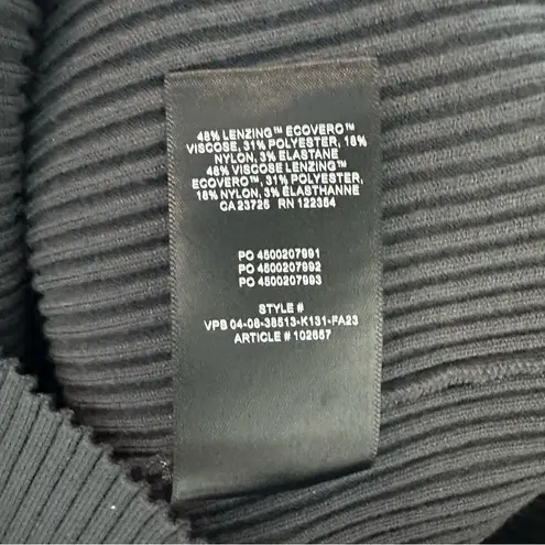 Wilfred Aritzia  Ribbed Dark Gray Tank Maxi Dress Size S