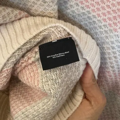 Summersalt The Coziest Cashmere Blend Soft Stripe Sweater Size Large