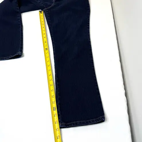 Gloria Vanderbilt  Amanda Dark Wash Two-Tone Stitching Jeans Size 12P