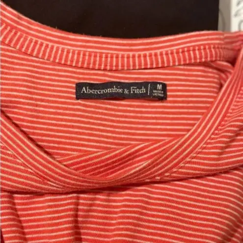 Abercrombie and Fitch red striped dress Size M