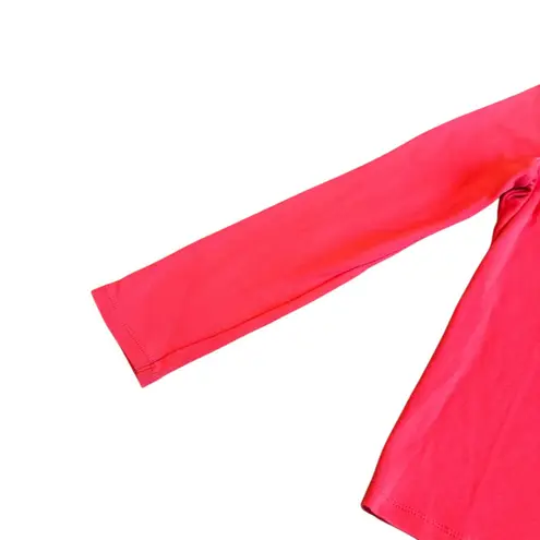 Pendleton Pendelton Bold Coral Long Sleeve T-Shirt Stretch 100% Cotton Size Medium Women's