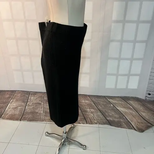 EXPRESS  NWT Black Pull-On Elastic Waist Knit Sweater Skirt Size XL