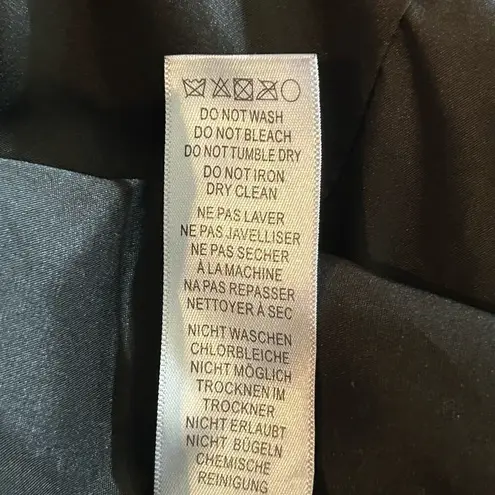 Adrianna Papell  Dress Womens 4 Black Structured Lace Evening Dress Formal‎ Event