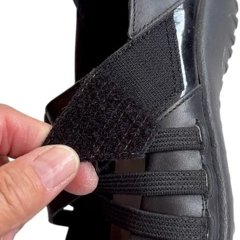 EUC NAOT Leather Strappy Mary Janes Black Size 6