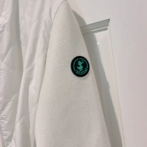 Save the Duck Beta Hybrid Water Repellent Quilted Bomber Jacket Off White Medium