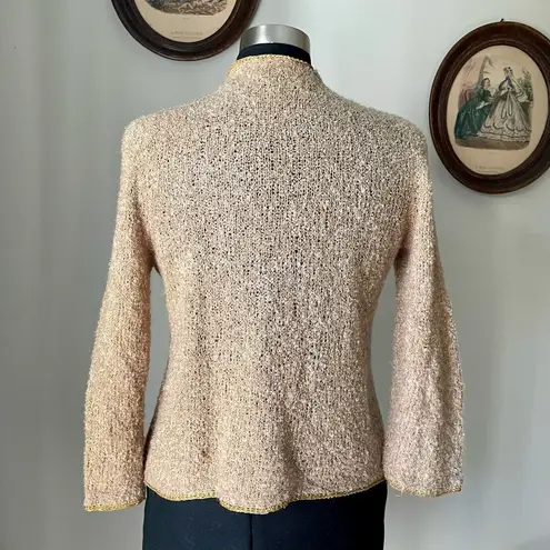 VINTAGE 1960s boucle knit cardigan Size 8