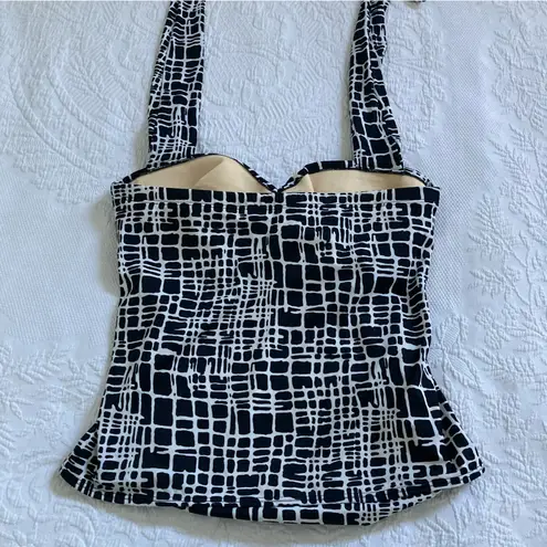 MiracleSuit  Black and White tankini