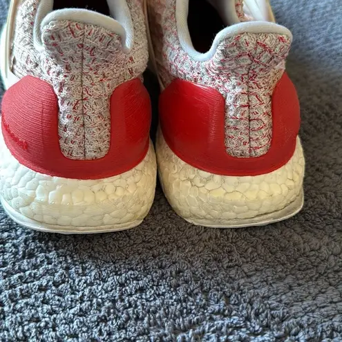 Adidas  Ultraboost W Running Shoes Women’s 7.5‎ Cream Red Knit No Laces DB3209