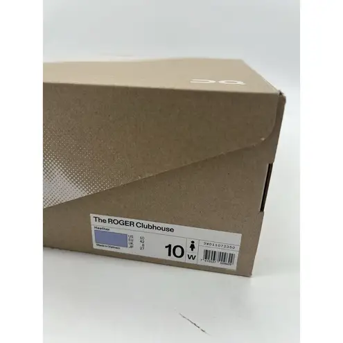 On Women's THE ROGER Clubhouse Shoes Heather NWB Size 10 Purple