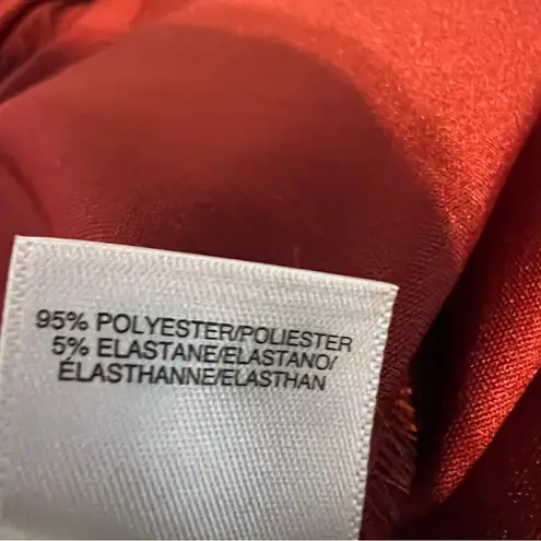 Rachel Rachel Roy XXL Redwood Sweetheart Neck Flutter Sleeve Jumpsuit Ba… Red