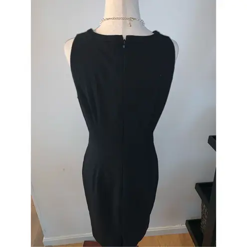 J crew black work dress classy black size 2