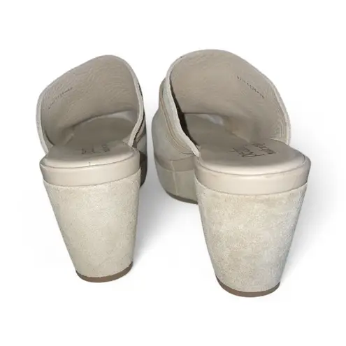 Women’s Pedro Garcia Fabia Suede Clog In Linen Castoro size 10