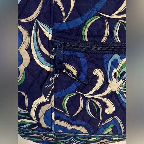 Vera Bradley Tote Shoulder Bag Purse, Mediterranean Blue green