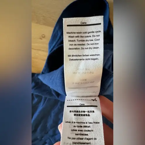 Smartwool Womens Plant-Based Dye Short-Sleeve Tee blue size XS