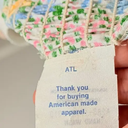 Vintage RARE 1950s JCPenny Flower Print Pinup Swimsuit Playsuit Summer Beach Med Green