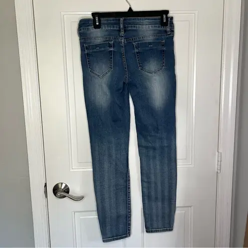 G by Guess Suzette Super skinny Jeans dark wash low rise distressed size 29