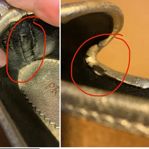 PRUNE COGNAC SUEDE & GOLD LEATHER ESPADRILLE PLATFORM SLIP ON SHOES (6) Brown