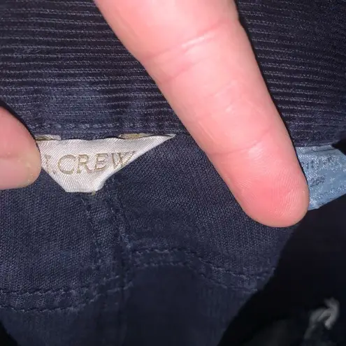 J Crew navy blue City Fit corduroy business casual 26 pants