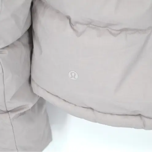 Lululemon  Wunder Puff Hooded Quilted Glyde Down Jacket Light Purple Size 4