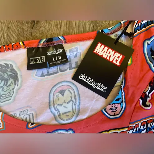 Cakeworthy x Avengers Comic Skater Dress Red Size L