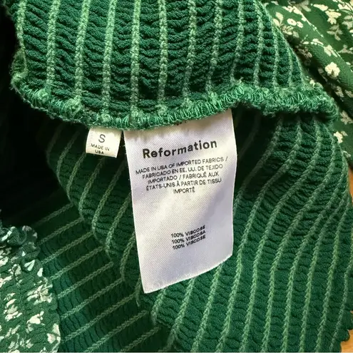 Reformation  Pinto Top in Parsley Green Size Small - Image 7
