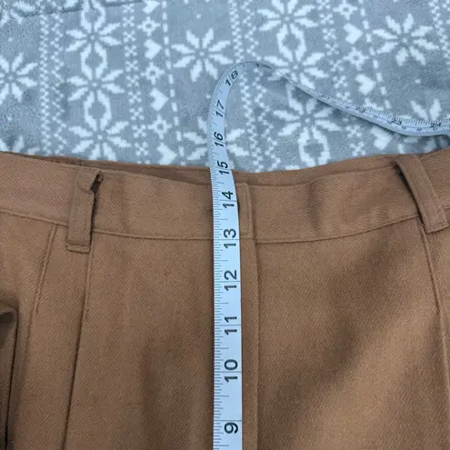 NWOT Sag Harbor Brown/Tan 100% Pure Wool Pleated Front Dress Pants Size 14 Tan