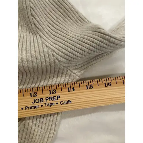 Abercrombie & Fitch  Ribbed Sweetheart Neck Bodysuit Gray Women's Size Medium