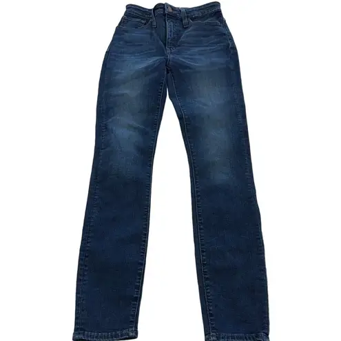Madewell  Jeans Womens 24 Blue Curvy High Rise Skinny‎ Denim Cotton