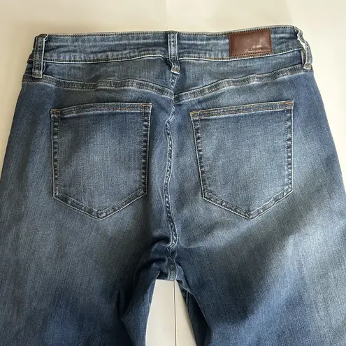 Lands End Light Blue Size 12 Curvy Bootcut Jeans W 31.5 And 29" Inseam Mid Rise