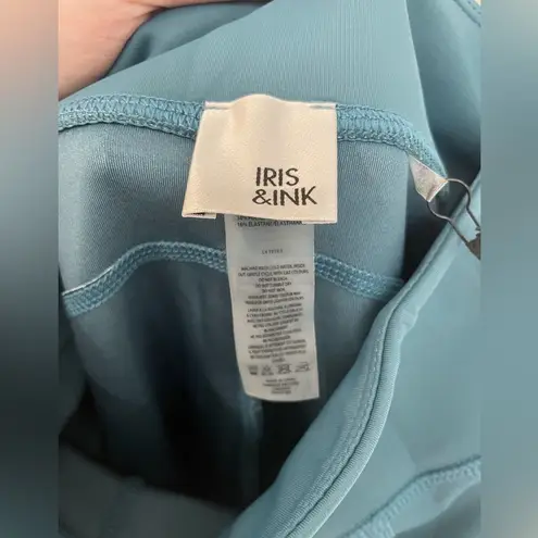 Iris & Ink Athletic Pantaloni Leggings Tapestry Blue White Women’s Size S