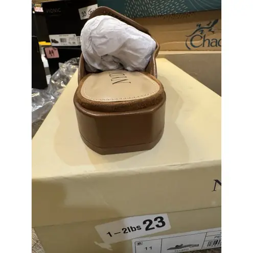 NYDJ Women's Tillie Loafer, Flat, Mule Cognac Size 11